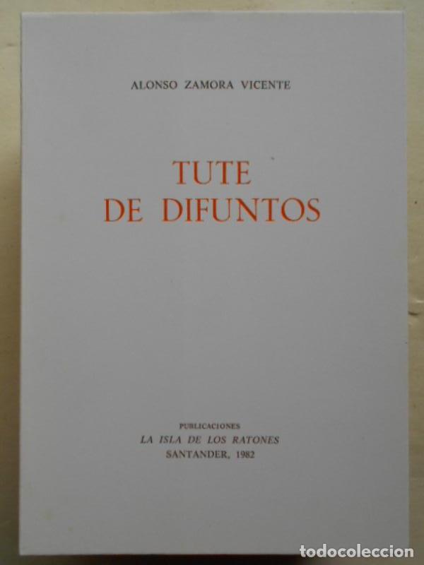 Libri di seconda mano: Tute de Difuntos. - Zamora, Vicente, Alonso.