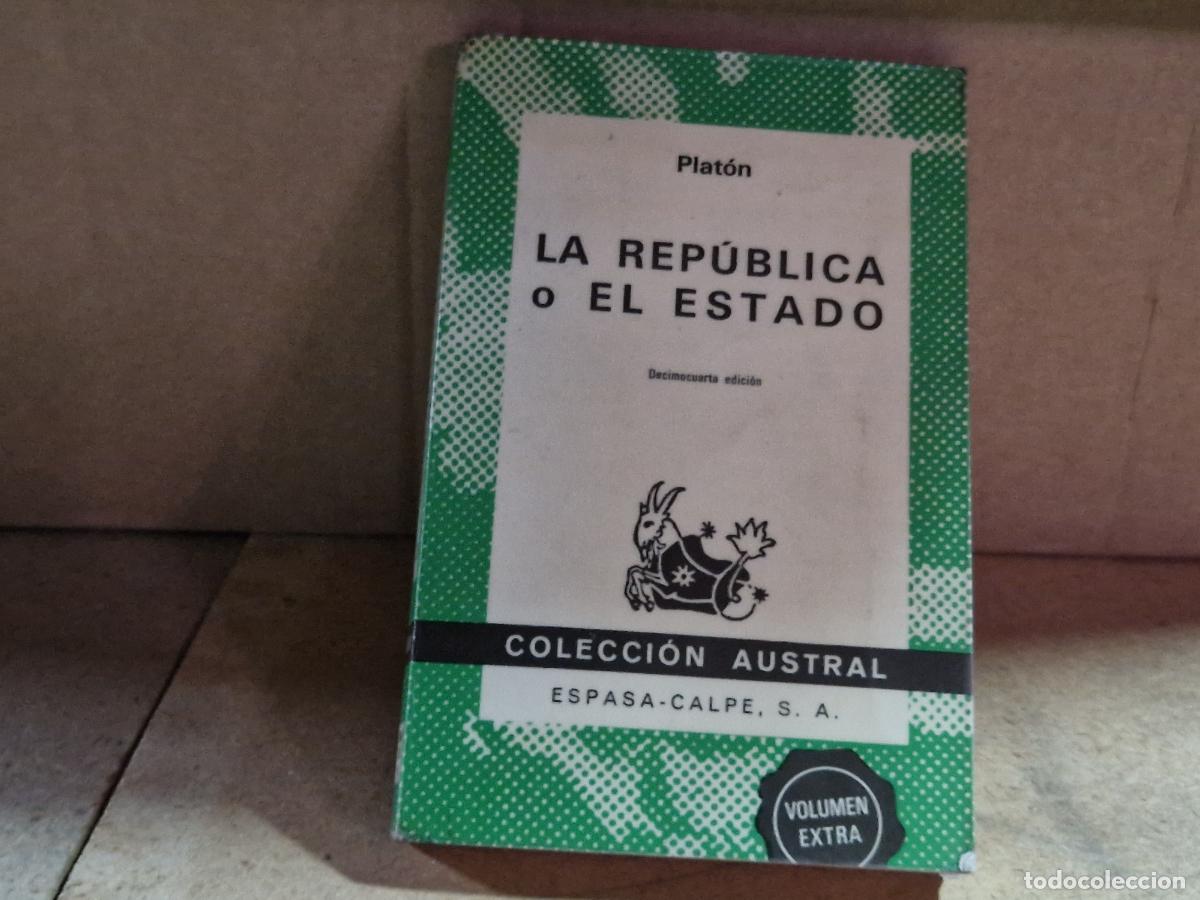 Livros em segunda m&atilde;o: PLAT&Ograve;N. LA REPUBLICA O EL ESTADO.