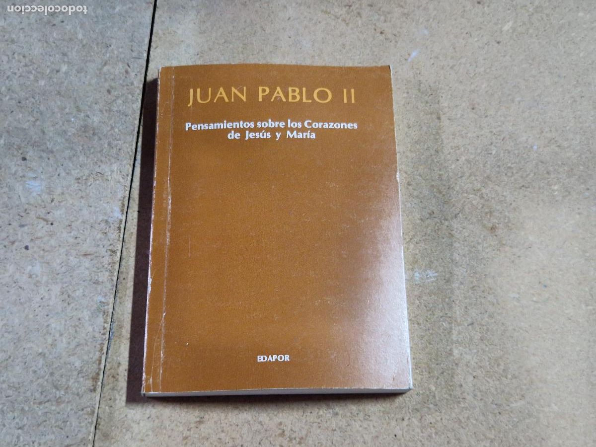 Livros em segunda m&atilde;o: JUAN PABLO II. PENSAMIENTOS SOBRE LOS CORAZONES DE JESUS Y MARIA.
