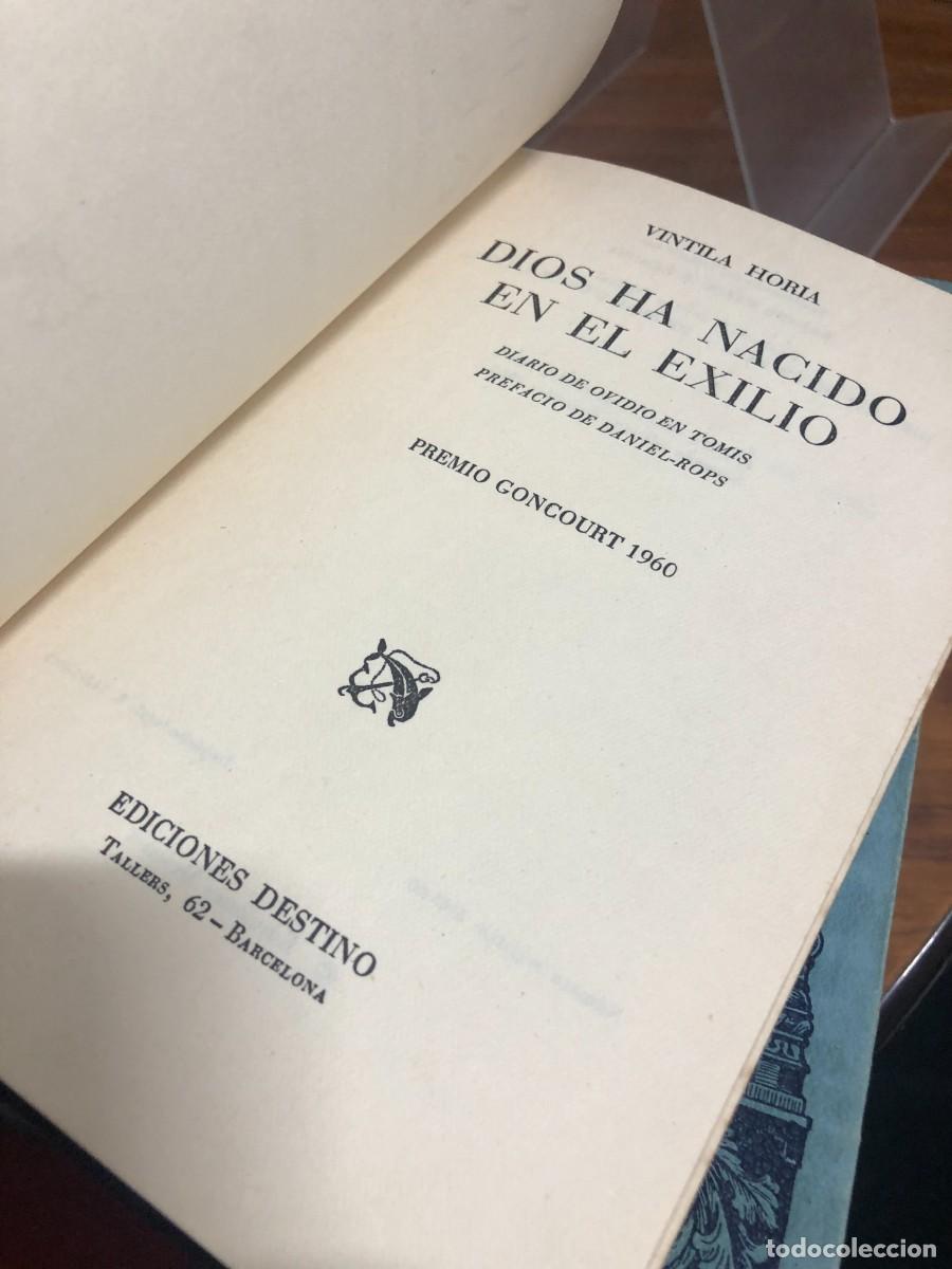 Libros: Dios ha nacido en el exilio Vintila Horia - Foto 2