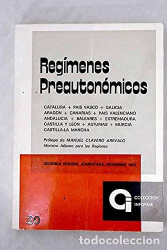 Libros: Reg&iacute;menes Preauton&oacute;micos y disposiciones complementarias