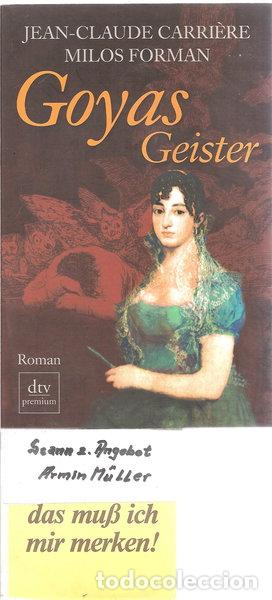 Livros em segunda m&atilde;o: Goyas Geister- 9783423245906