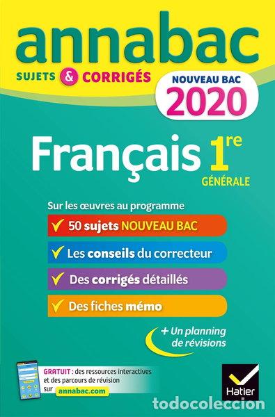 Livres: Fran&ccedil;ais 1re g&eacute;n&eacute;rale: Sujets et corrig&eacute;s- 9782401052451