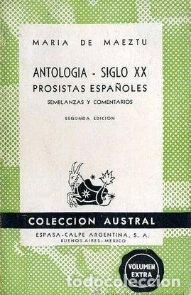 Livros em segunda m&atilde;o: Antolog&iacute;a - Siglo XX: Prosistas espa&ntilde;oles, semblanzas y comentarios- 9788423903306