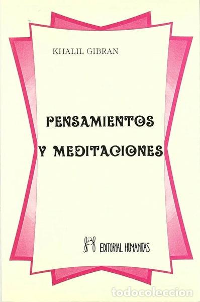 B&uuml;cher: Pensamiento y meditaciones- 9788476728475
