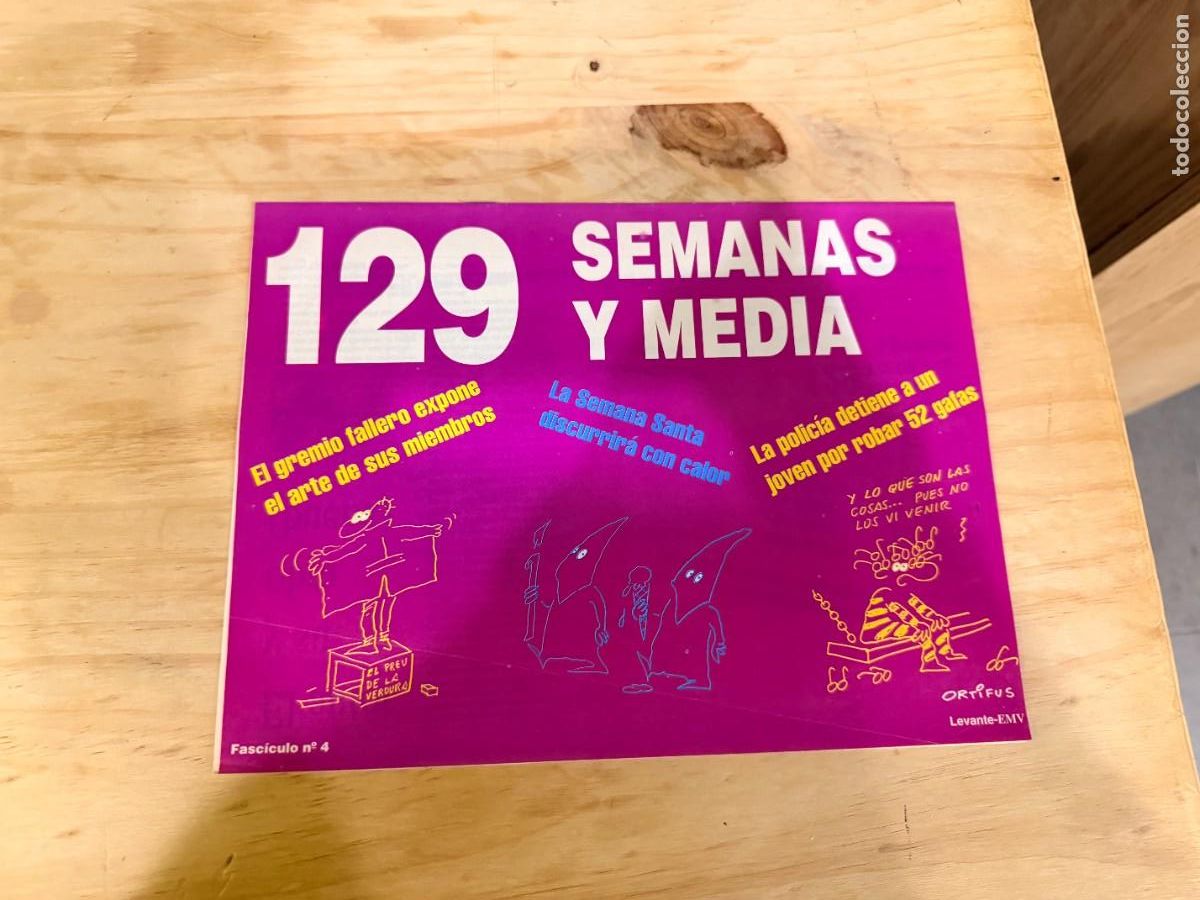 Livros em segunda m&atilde;o: 129 SEMANAS Y MEDIA- N&ordm;4 -1991