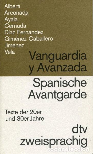 Livros em segunda m&atilde;o: Vanguardia y avanzada: Spanische Avantgarde- 9783423092821