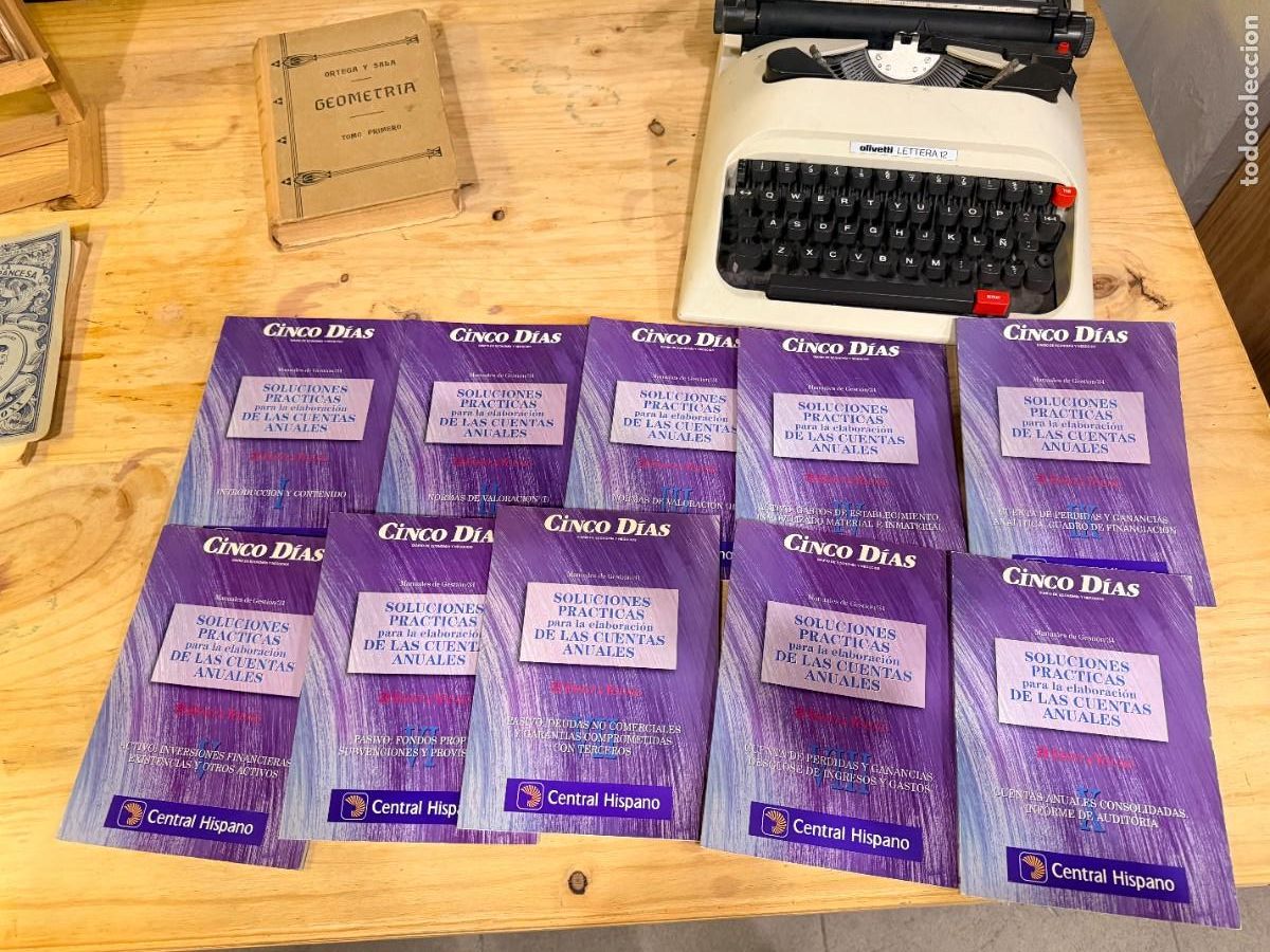 Libros: SOLUCIONES PR&Aacute;CTICAS PARA LA ELABORACI&Oacute;N DE LAS CUENTAS ANUALES- 10 TOMOS