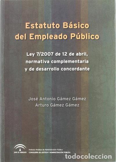 Libros: Estatuto b&aacute;sico del empleado p&uacute;blico- 9788483333907