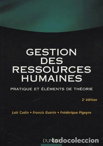 Libros: Gestion des ressources humaines: Pratique et &eacute;l&eacute;ments de th&eacute;orie- 9782100487745