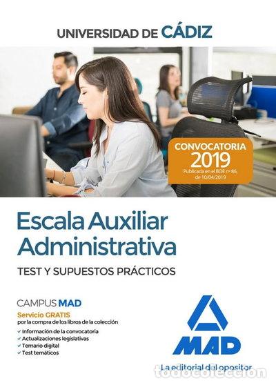 Livros em segunda m&atilde;o: Escala Auxiliar Administrativa de la Universidad de C&aacute;diz. Test y supuestos p...- 9788414227572
