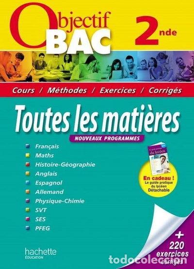 Livros em segunda m&atilde;o: Objectif BAC - Toutes les mati&egrave;res 2nde- 9782011602756