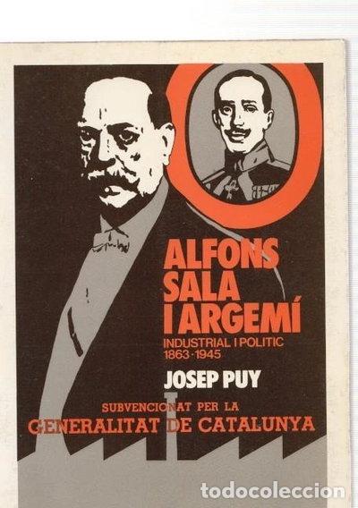 B&uuml;cher: Alfons Sala i Argem&iacute;: Industrial i pol&iacute;tic 1863-1945- 9788430089710