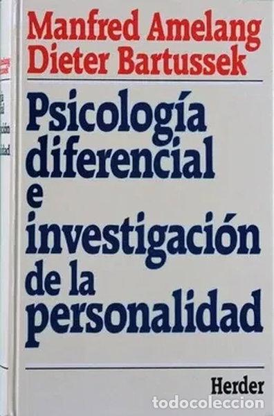Livros em segunda m&atilde;o: Psicolog&iacute;a diferencial e investigaci&oacute;n de la personalidad- 9788425414664