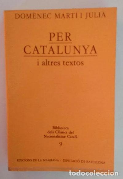 Libros: Per Catalunya i altres textos- 9788474101782