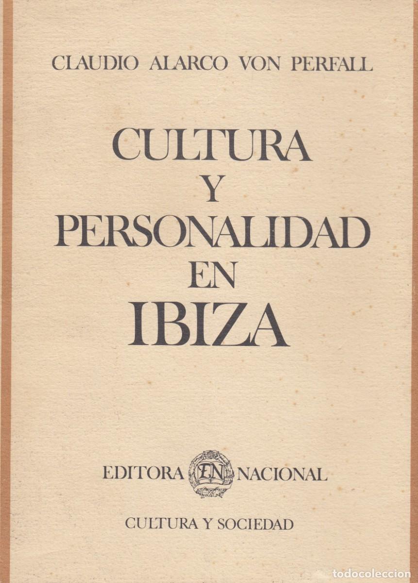 B&uuml;cher: CULTURA Y PERSONALIDAD EN IBIZA. CLAUDIO ALARCO. AEF