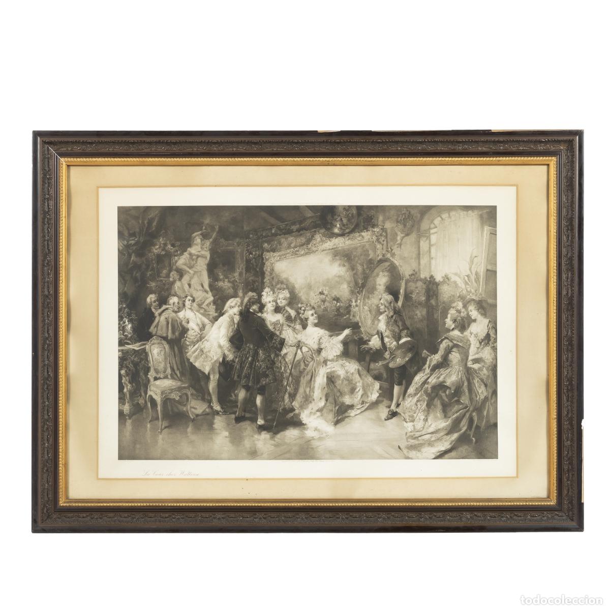 Libros: Vincent de Walls - Visitantes reales en el estudio de Watteau - Siglo XIX