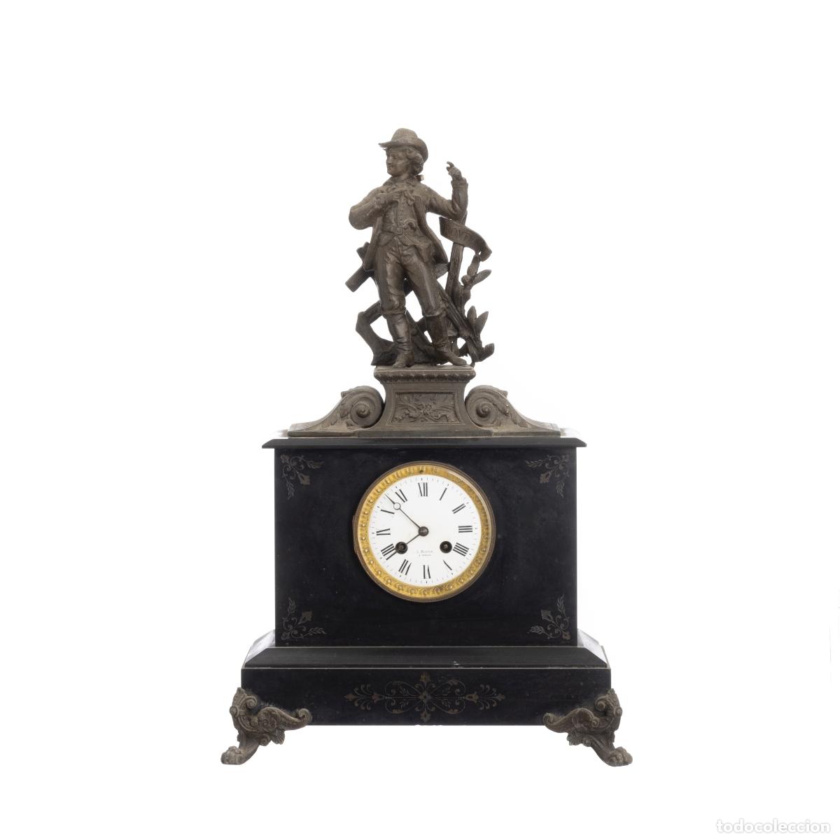Libros: Reloj de mesa - L. Mouton - Siglo XIX