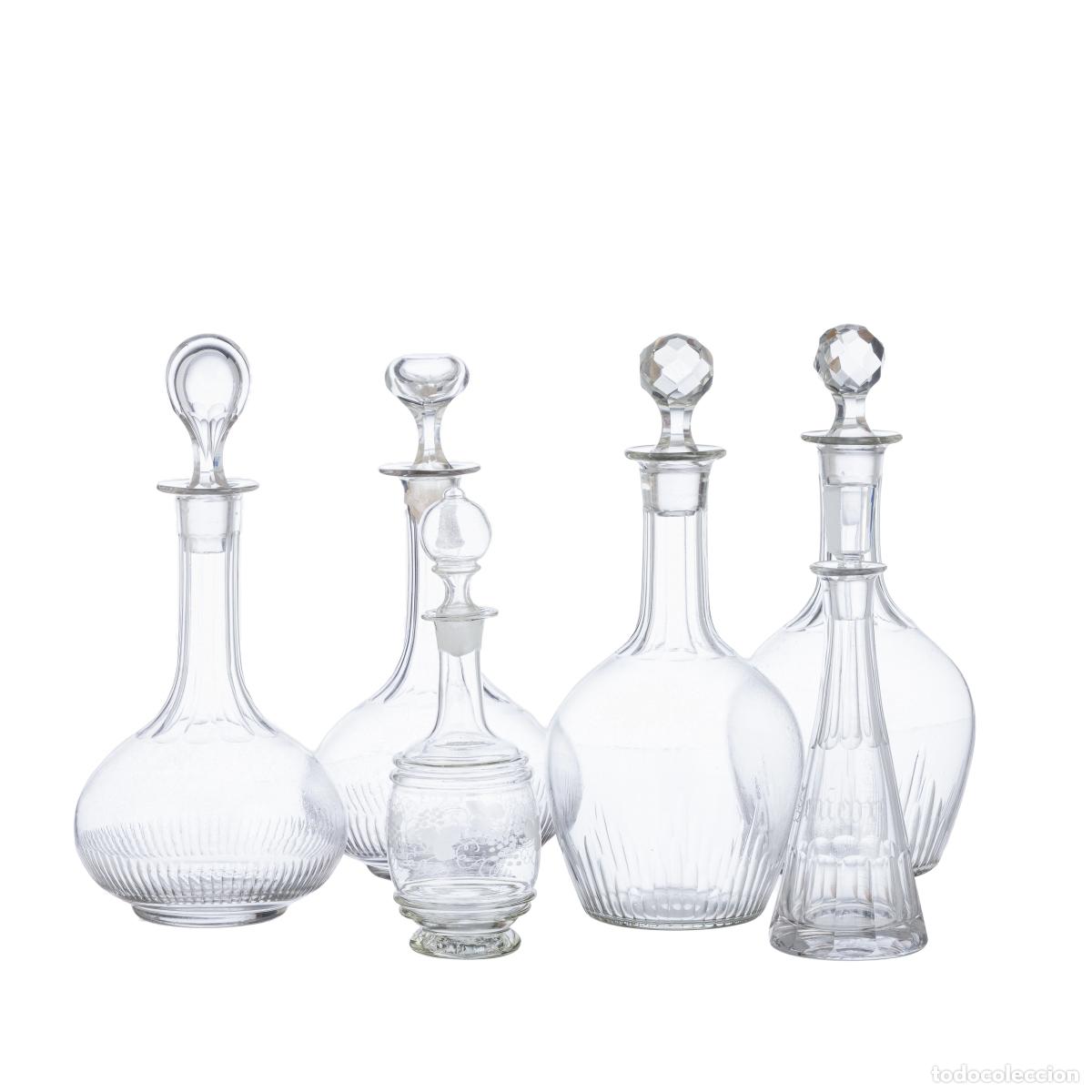 Libros: Vidrio y cristal - Juego de 6 botellas