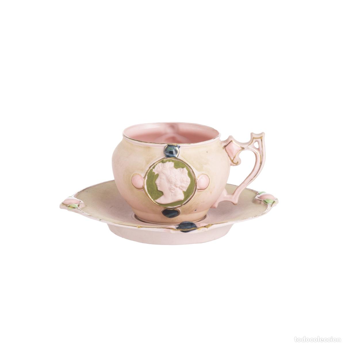B&uuml;cher: Porcelana - Taza de t&eacute; y platillo Schafer Vater