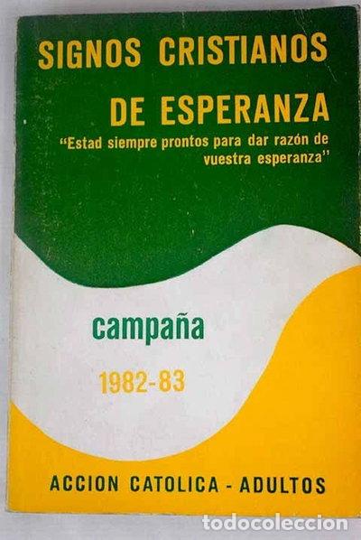 Libros: Signos cristianos de esperanza- 9788470010590