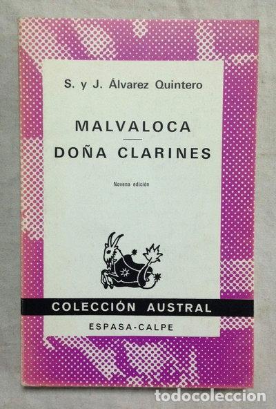 Livros em segunda m&atilde;o: Malvaloca. Do&ntilde;a Clarines- 9788423903214