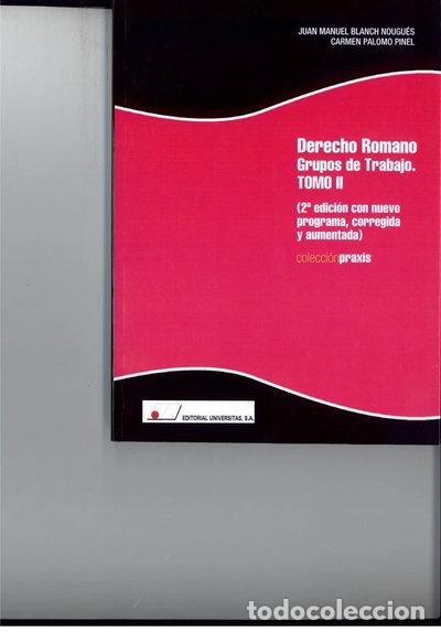 Libros: Derecho romano II- 9788479913724