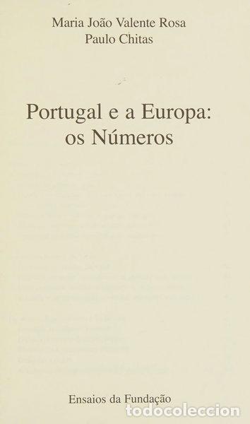 Libri di seconda mano: Portugal e a Europa: os n&uacute;meros- 9789898662019