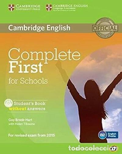 B&uuml;cher: Complete First for Schools Student's Book without Answers- 9788483239933