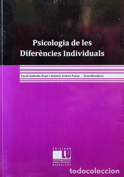 Libros: Psicologia de les difer&egrave;ncies individuals- 9788415372431