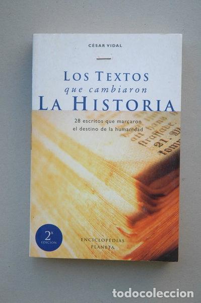 Libros: Los textos que cambiaron la historia- 9788408023470