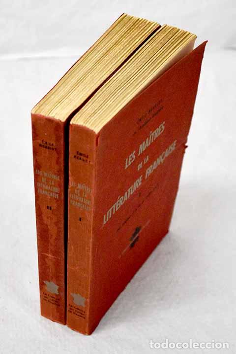 Livres: Les maitres de la litt&eacute;rature fran&ccedil;aise.- Henriot, &Eacute;mile