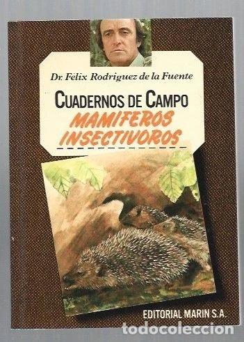 Livres: Cuadernos de Campo: Mam&iacute;feros Insect&iacute;voros- 9788471025586