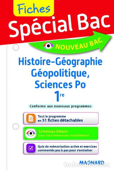 Libros: Sp&eacute;cial Bac Fiches Histoire-G&eacute;o, G&eacute;opolitique, Sciences Po 1re- 9782210763005