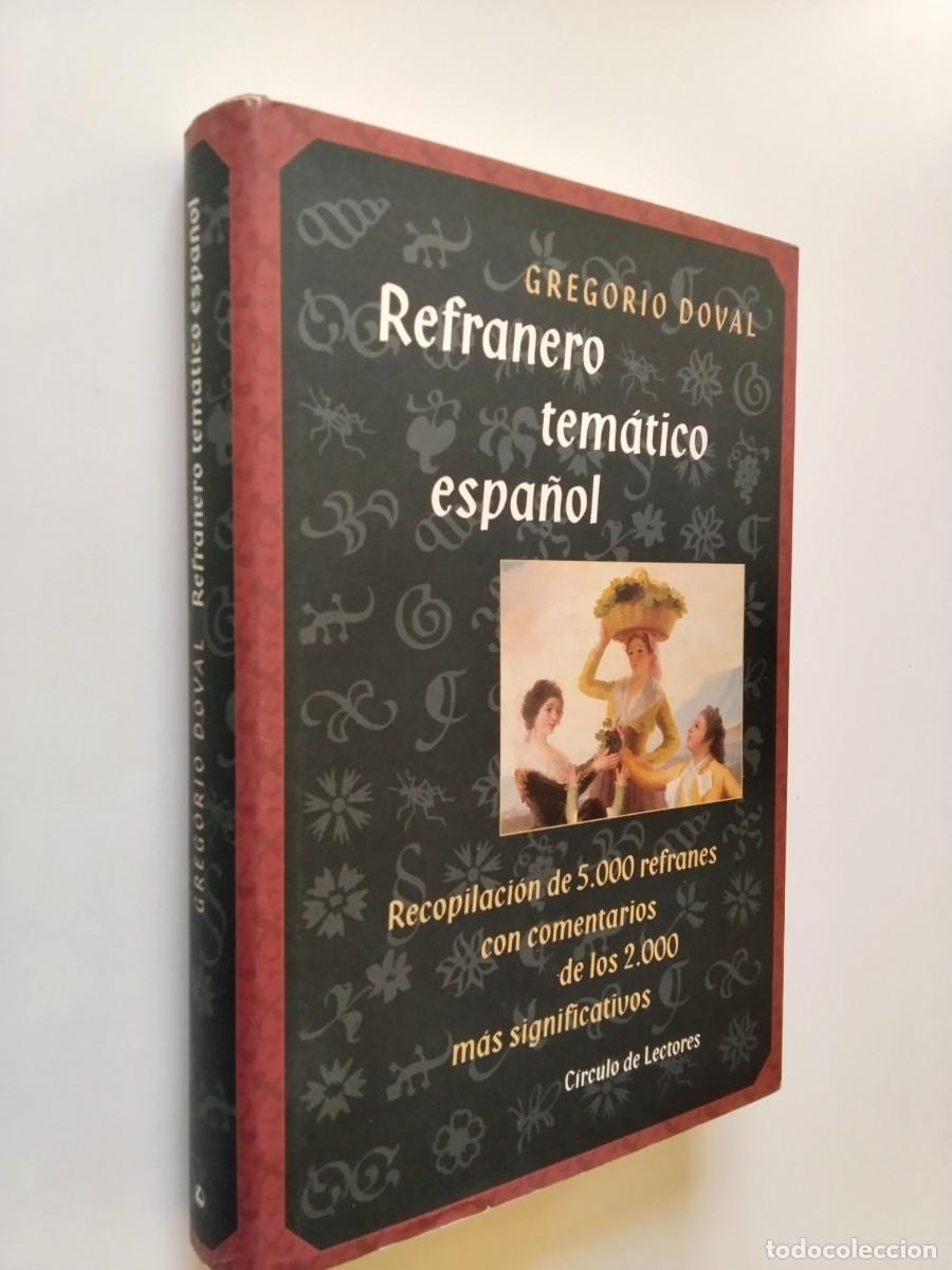 Livres: Gregorio Doval - Refranero tem&aacute;tico espa&ntilde;ol