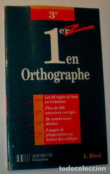 Livros em segunda m&atilde;o: 1er en orthographe: CE2- 9782010153433