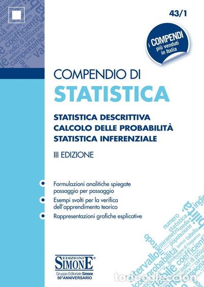 Libros: Compendio di statistica- 9788891417756