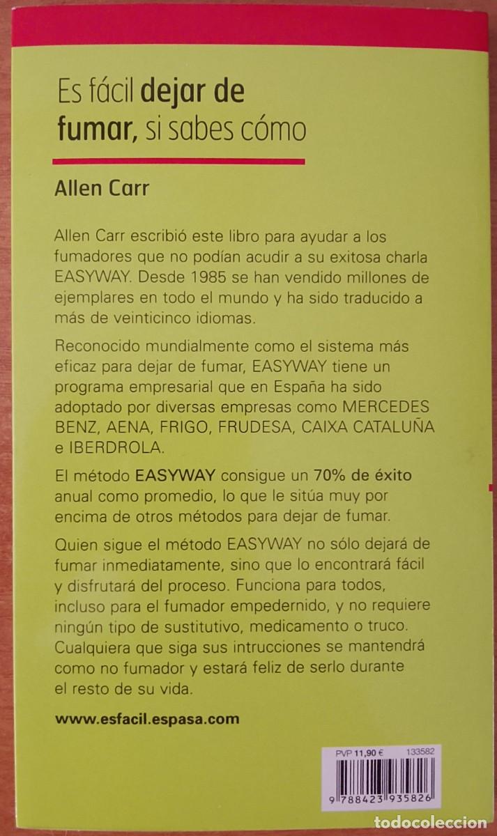Libros: Allen Carr. Es f&aacute;cil dejar de fumar, si sabes c&oacute;mo. - Foto 2