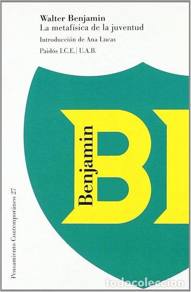 Livres: La metaf&iacute;sica de la juventud- 9788448701789