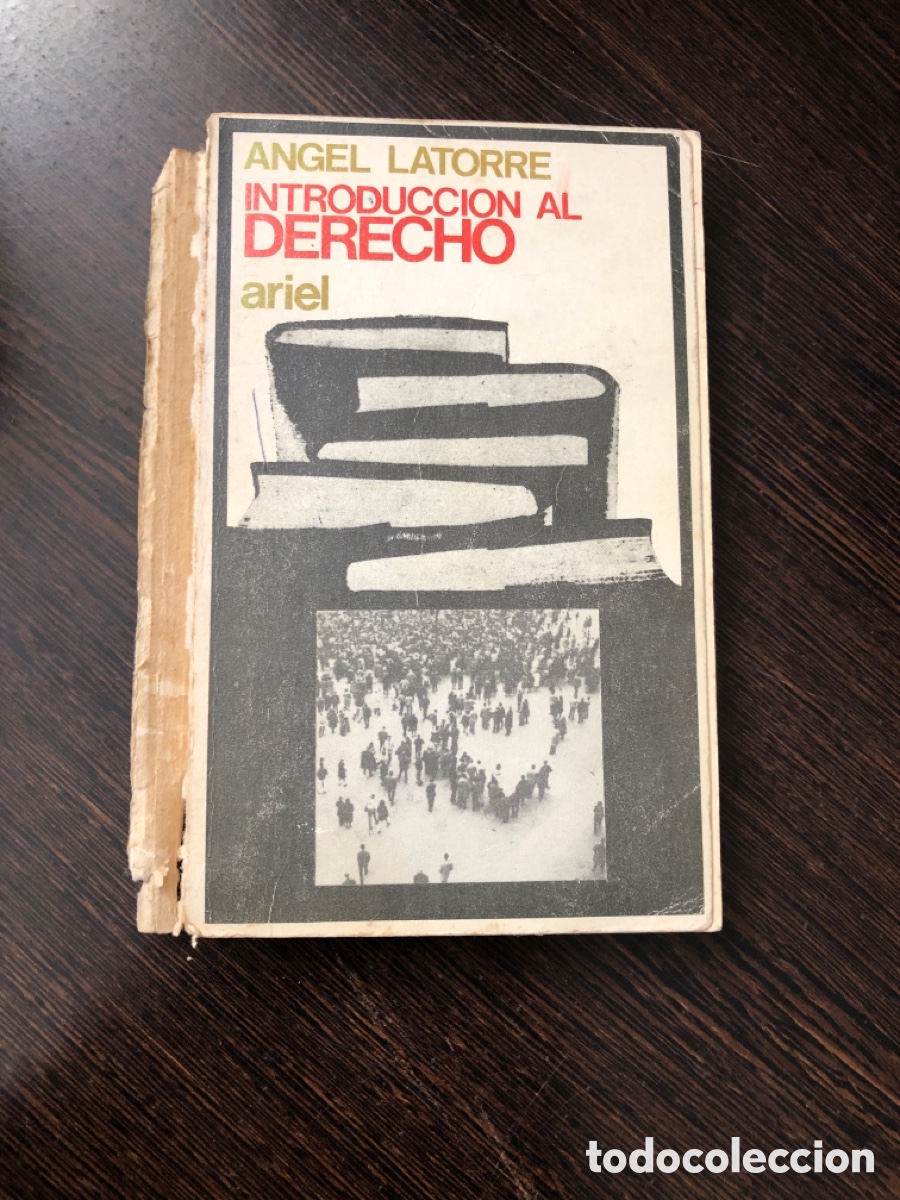 Livros em segunda m&atilde;o: INTRODUCCION AL DERECHO ANGEL LATORRE EDICIONES ARIEL 1972