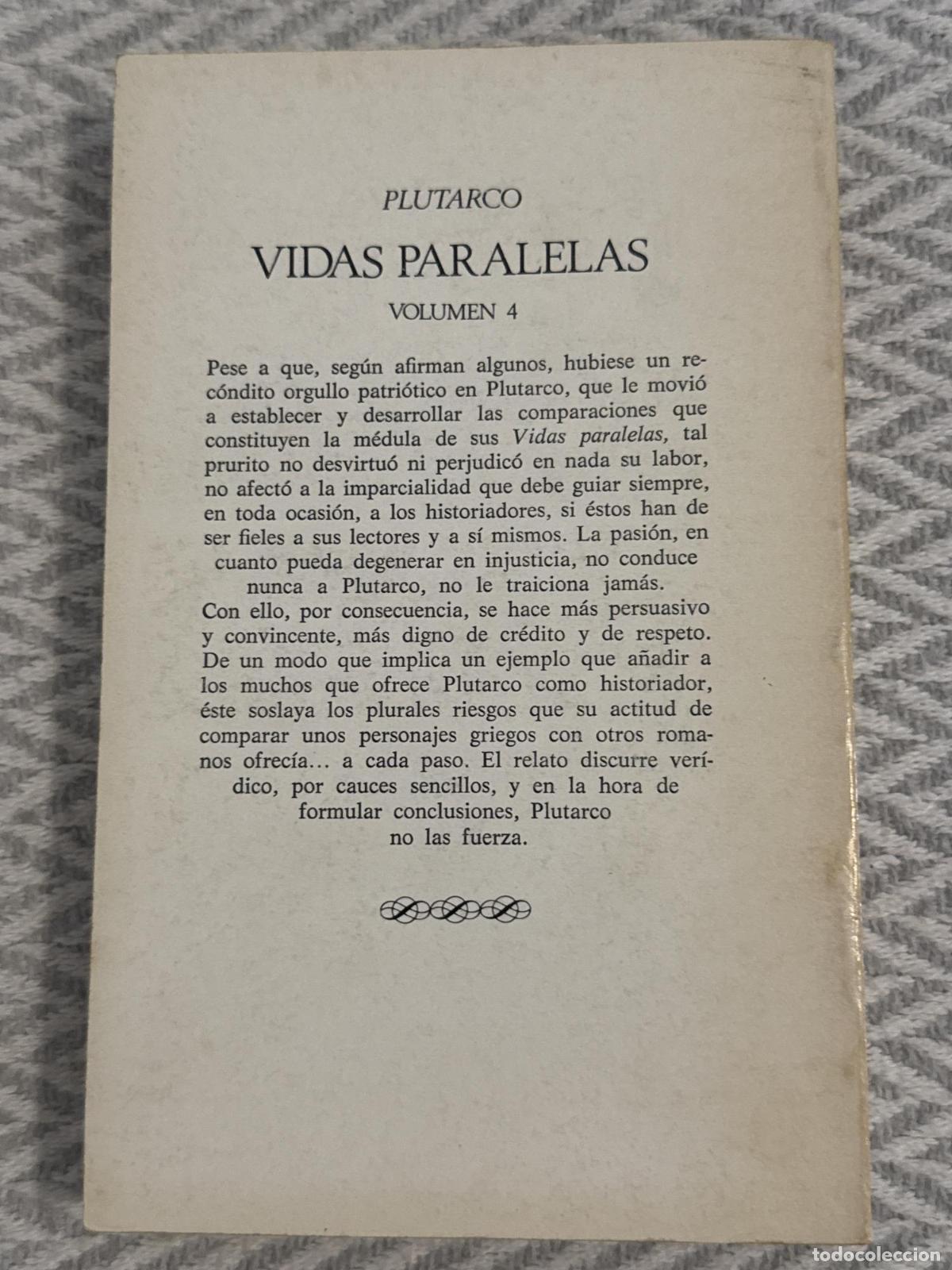 Libros: Vidas paralelas 4 - Plutarco - Foto 3