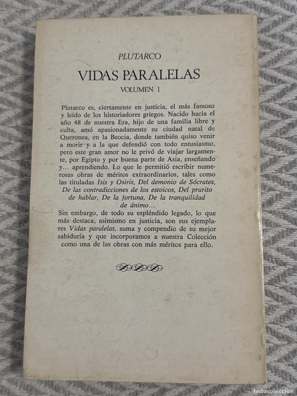 Libros: Vidas paralelas 1 - Plutarco - Foto 3
