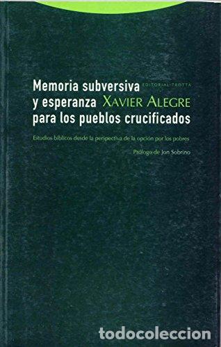 Livros em segunda m&atilde;o: Memoria subversiva y esperanza para los pueblos crucificados