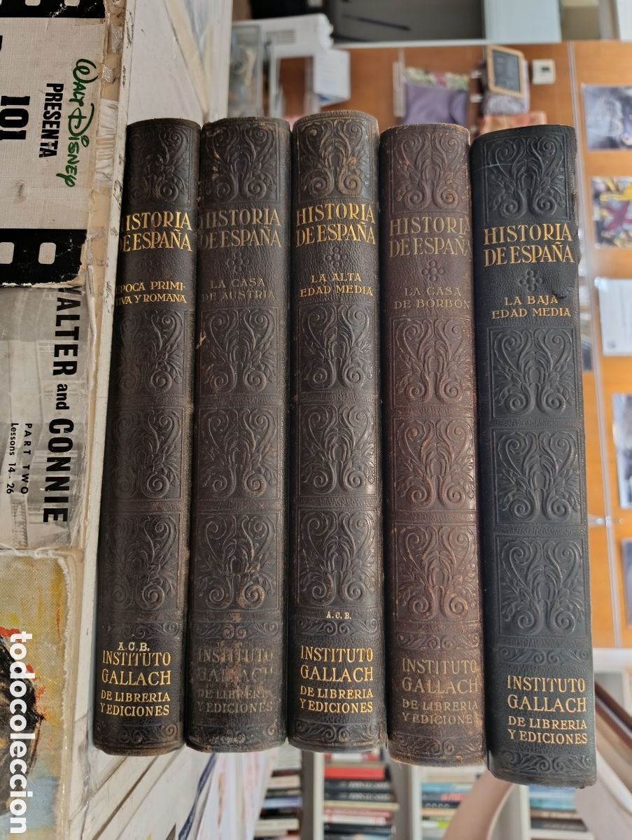 Libros: LOTE 5 LIBROS - HISTORIA DE ESPA&Ntilde;A - GRAN HISTORIA GENERAL DE LOS PUEBLOS HISPANOS