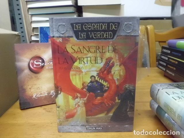Libros: LA SANGRE DE LA VIRTUD LA ESPADA DE LA VERDAD TERRY GOODKIND