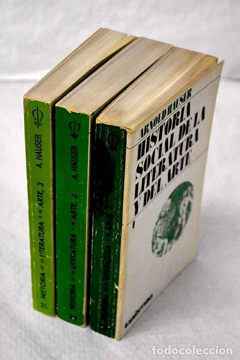 Libri di seconda mano: Historia social de la literatura y el arte.- Hauser, Arnold