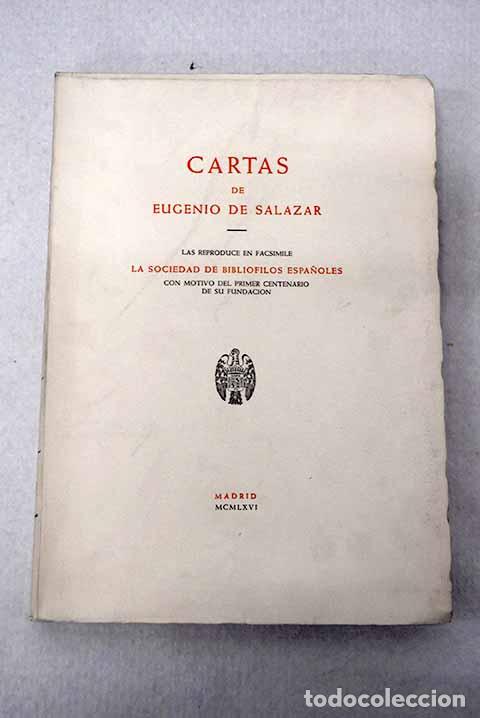 Libros: Cartas de Eugenio de Salazar.- Salazar, Eugenio de