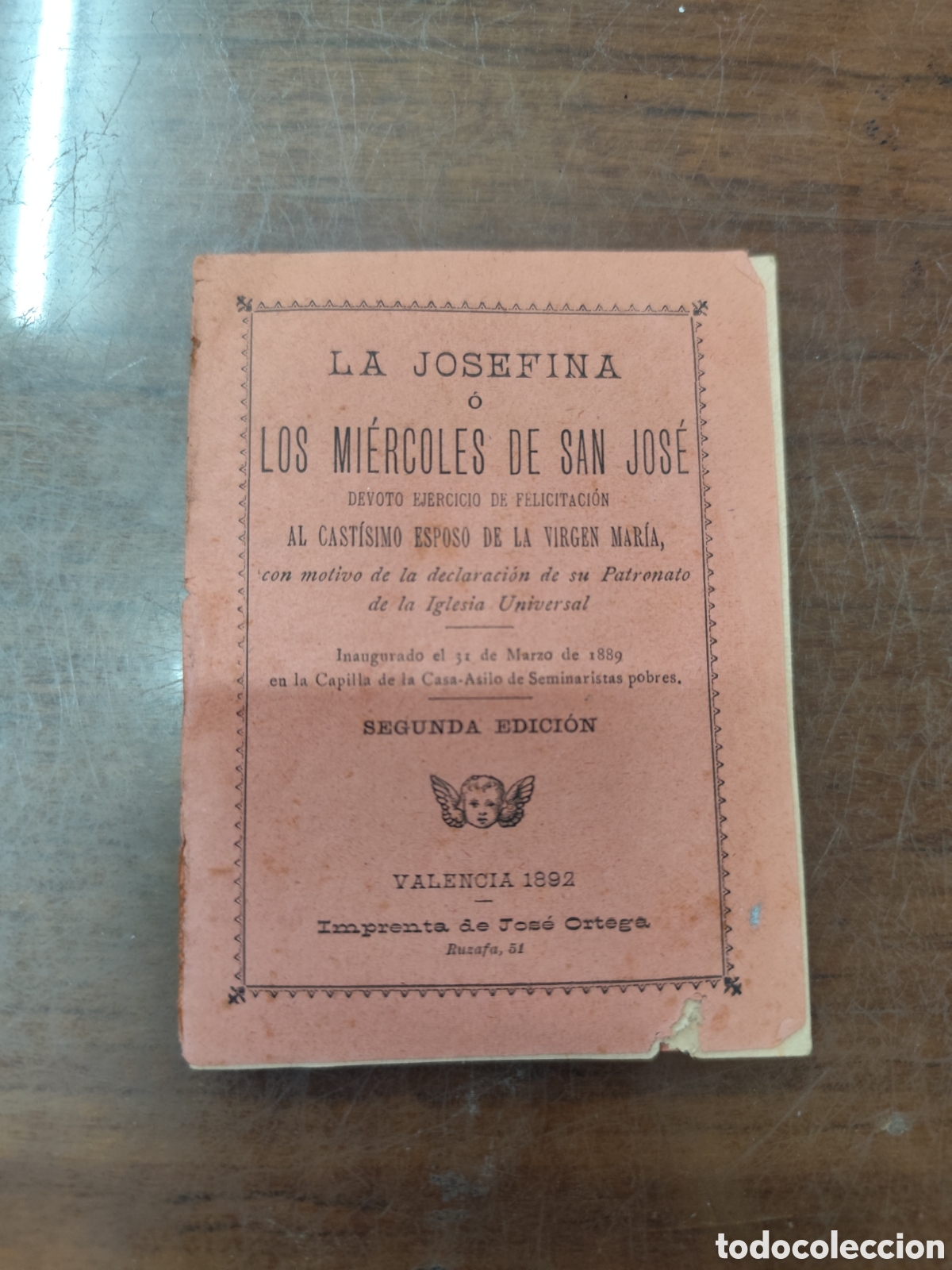 Libros: LA JOSEFINA O LOS MIERCOLES DE SAN JOSE. Devoto ejercicio de felicitaci&oacute;n al cast&iacute;simo esposo de la