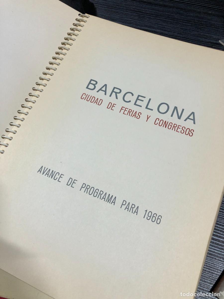 Libros: Barcelona: Ciudad de Ferias y Congresos Avance de programa para el a&ntilde;o 1966 - Foto 2