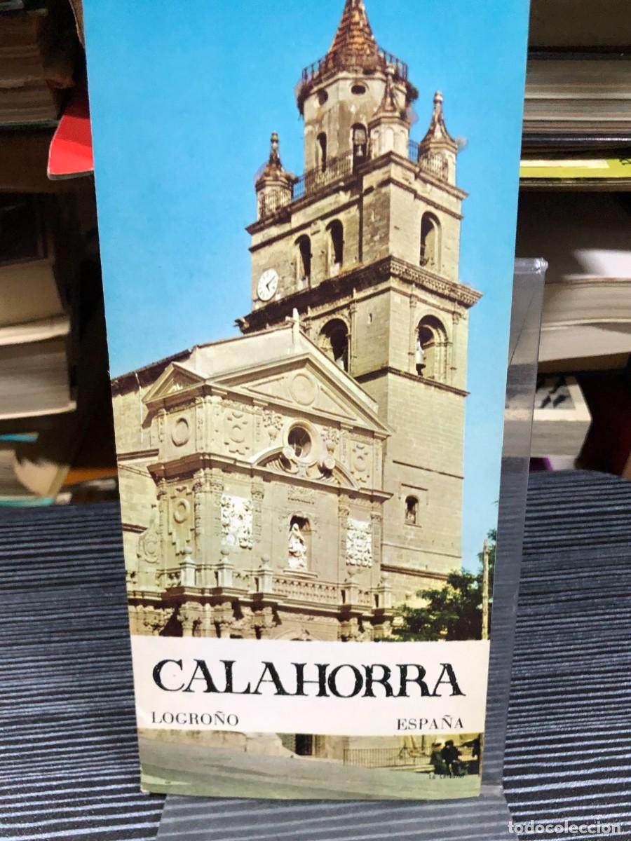 Libros: Calahorra (Logro&ntilde;o, Espa&ntilde;a) Folleto tur&iacute;stico vintage